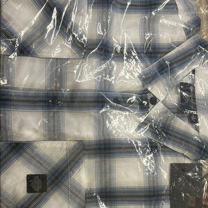 Men's Harley Davidson Blue Plaid Shirt